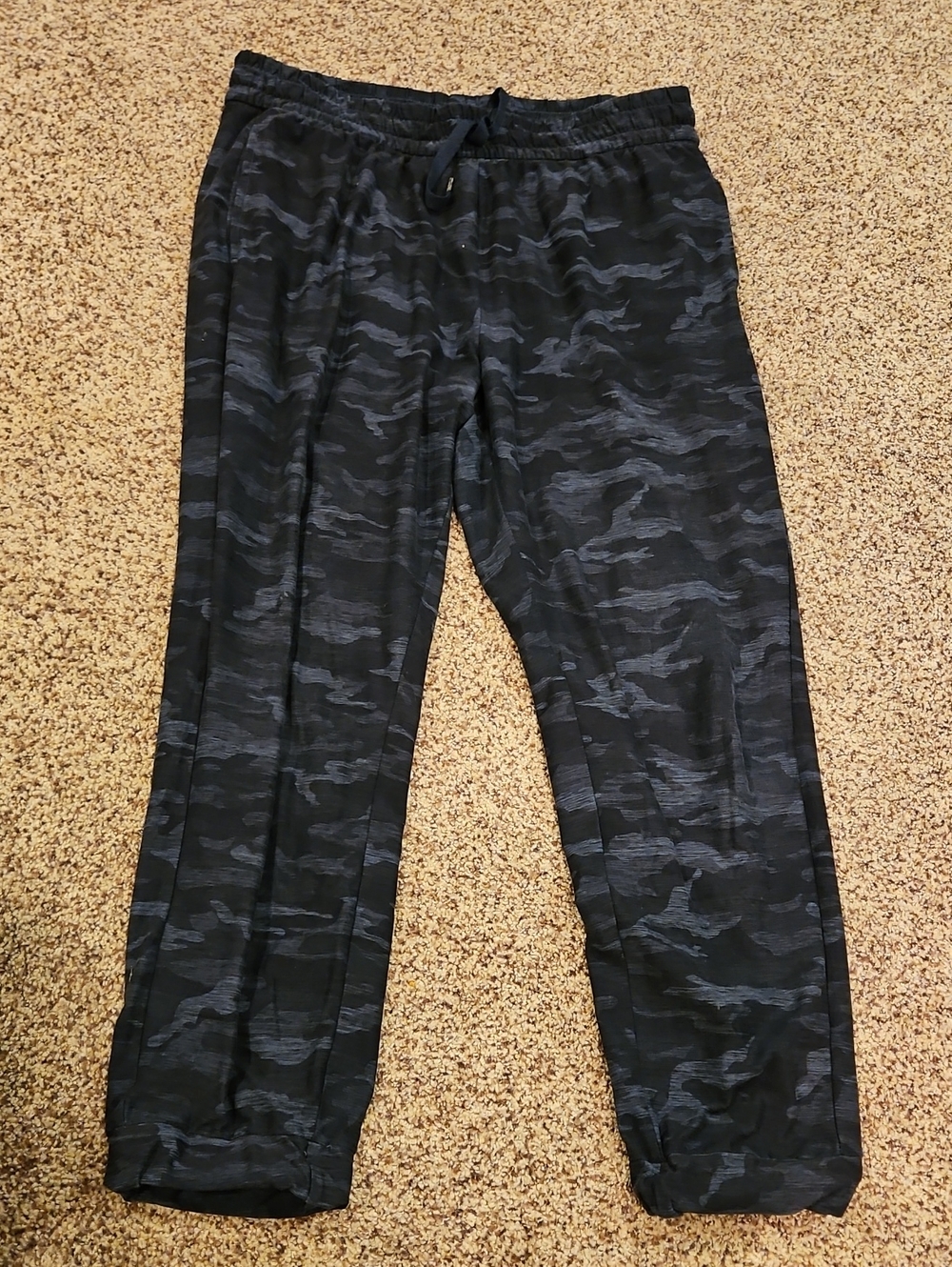 Kyodan Black/Gray Camo Sweatpants Joggers